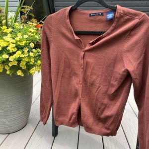 Architect petite button up sweater